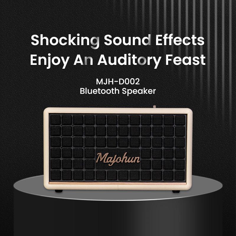 Majohun MJH - D002 – High Power Wooden Bluetooth Speaker with Bold Design - Majohun official shop - Focus on Speakers for 30 years