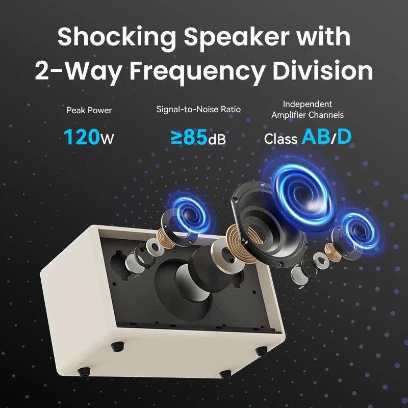 Majohun MJH - D002 – High Power Wooden Bluetooth Speaker with Bold Design - Majohun official shop - Focus on Speakers for 30 years