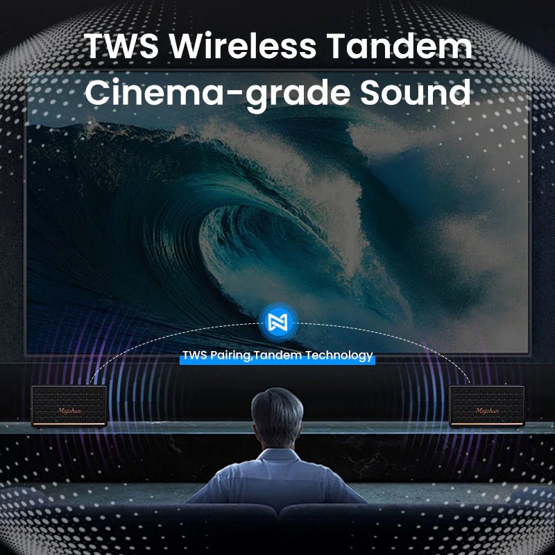 Majohun MJH - D002 – Large Retro Wireless Speaker for Home & Parties - Majohun official shop - Focus on Speakers for 30 years